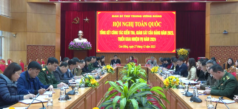 Hội nghị toàn quốc tổng kết công tác kiểm tra, giám sát của Đảng năm 2023, triển khai nhiệm vụ năm 2024