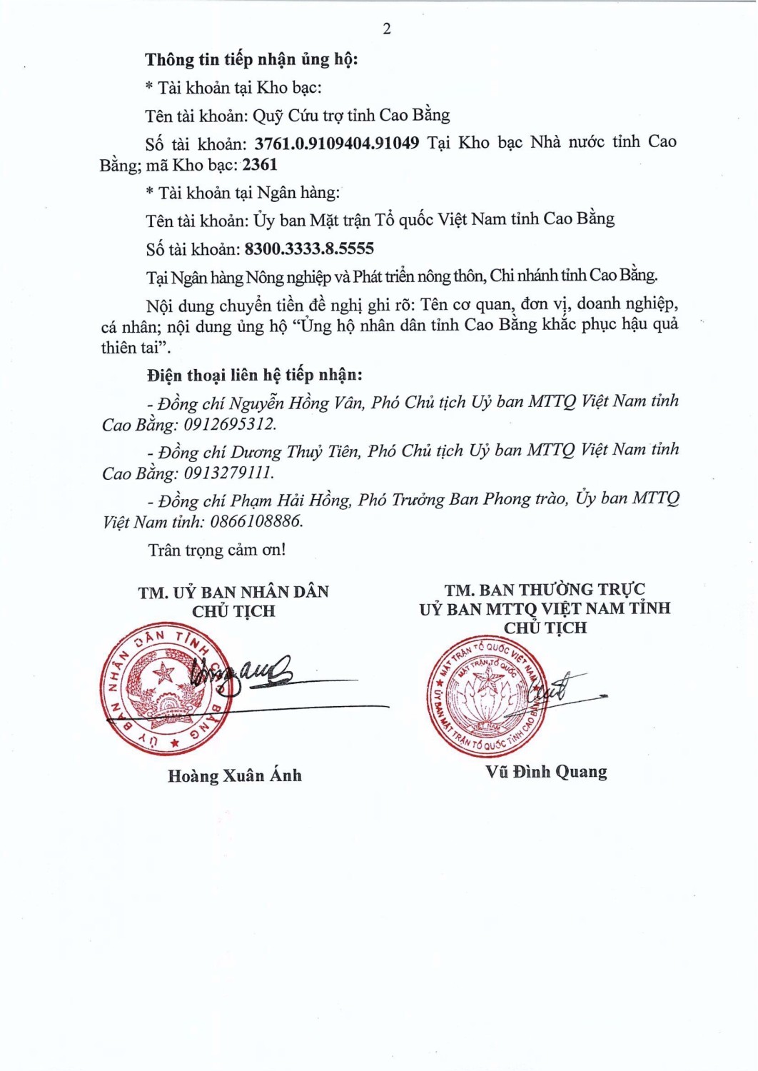 Thư kêu gọi 0001 02